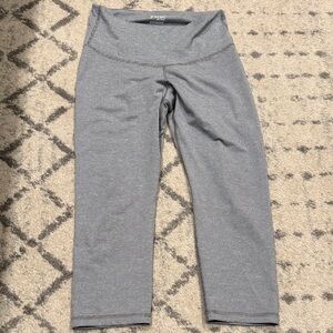ON Gray Striped Cropped Leggings